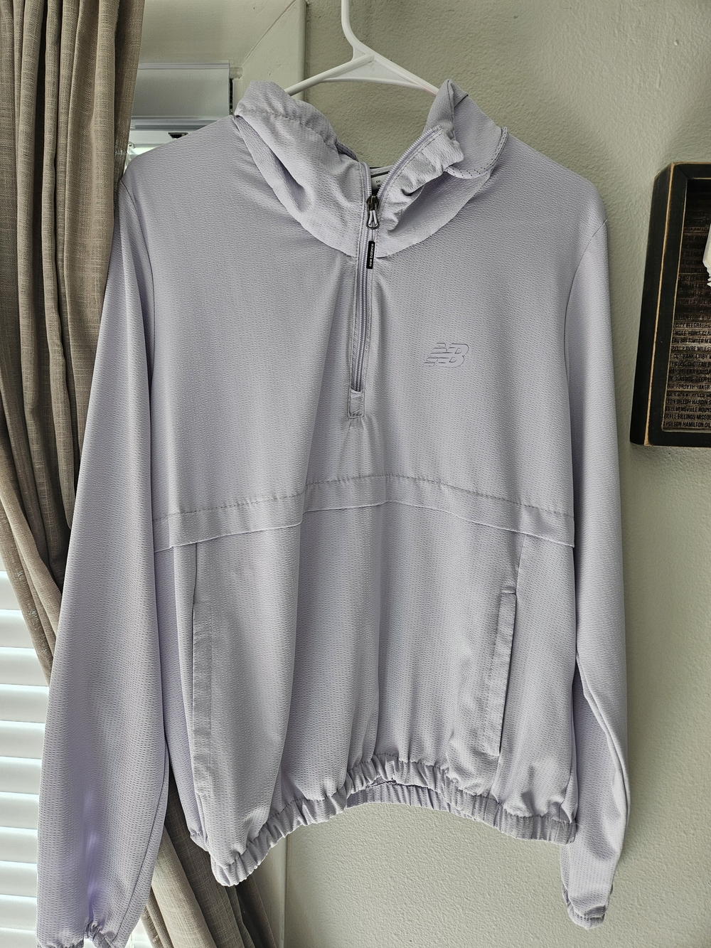 New Balance Women's Light Lavender Half-Zip Pullover